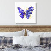 Toile Flower Sapphire Butterfly (Insitu(Chambre))