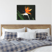 Toile Flower tropical orange paradise (Insitu(Chambre))