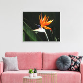 Toile Flower tropical orange paradise (Insitu(Salon))