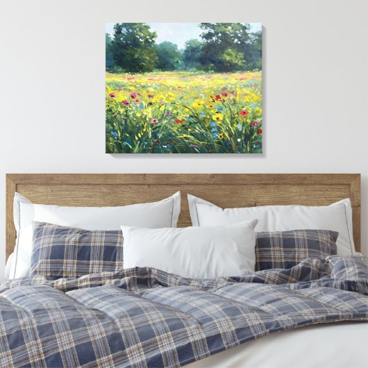 Toile Flowered field (Insitu(Chambre))
