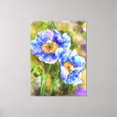 Toile Flowering Spring Flowers Abstract (Recto)