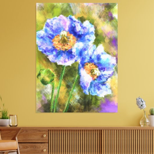 Toile Flowering Spring Flowers Abstract (Insitu(Salon))