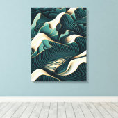 Toile Flowing harmony (Insitu (Plancher de Bois))