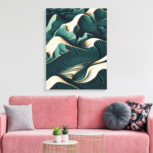 Toile Flowing harmony (Insitu(Salon))