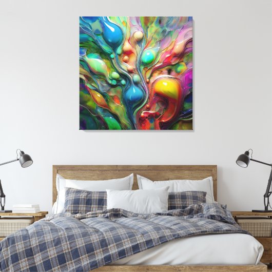 Toile Fluide, Glosseuse, Bulles (Insitu(Chambre))