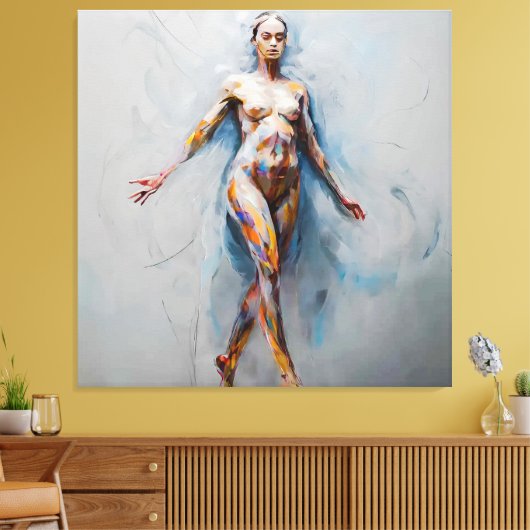 Toile Fluidité Abstraite (Insitu(Salon))