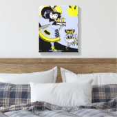 Toile Flutist et le singe (Insitu(Chambre))