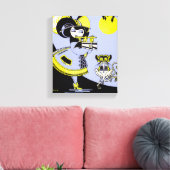Toile Flutist et le singe (Insitu(Salon))