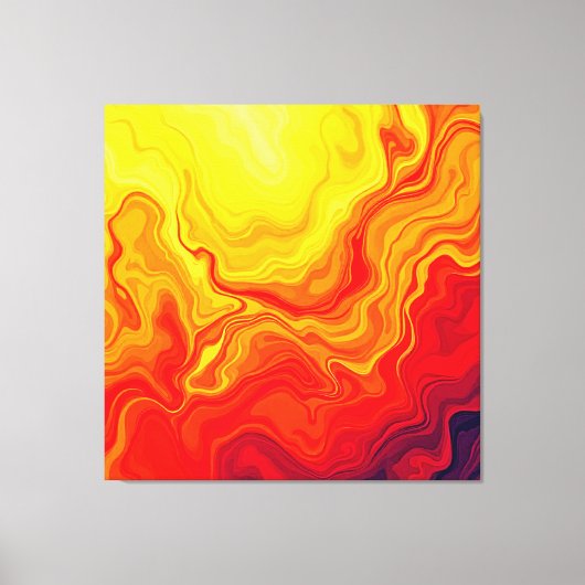 Toile Flux Abstrait (Recto)