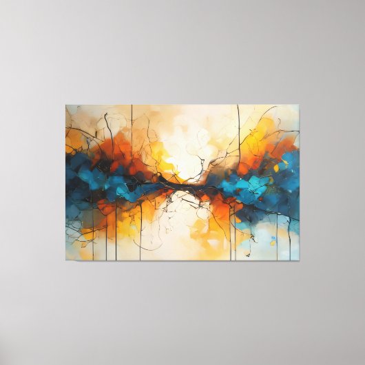Toile Flux convergents (Recto)