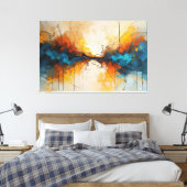 Toile Flux convergents (Insitu(Chambre))