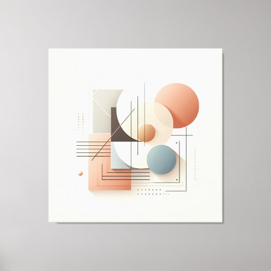 Toile Flux de cercle dimensionnel (Recto)