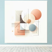 Toile Flux de cercle dimensionnel (Insitu (Plancher de Bois))