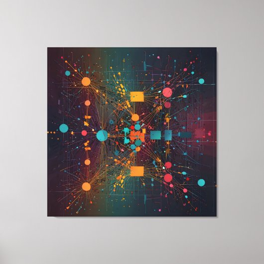 Toile Flux de données interconnectés (Recto)