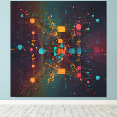 Toile Flux de données interconnectés (Insitu (Plancher de Bois))