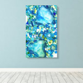 Toile Flux de vie Mosaïque de médias mixtes (Insitu (Plancher de Bois))