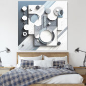 Toile Flux dimensionnel structuré (Insitu(Chambre))