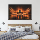 Toile Flux Ininterrompu – Pleine Puissance Papillon (Insitu(Chambre))