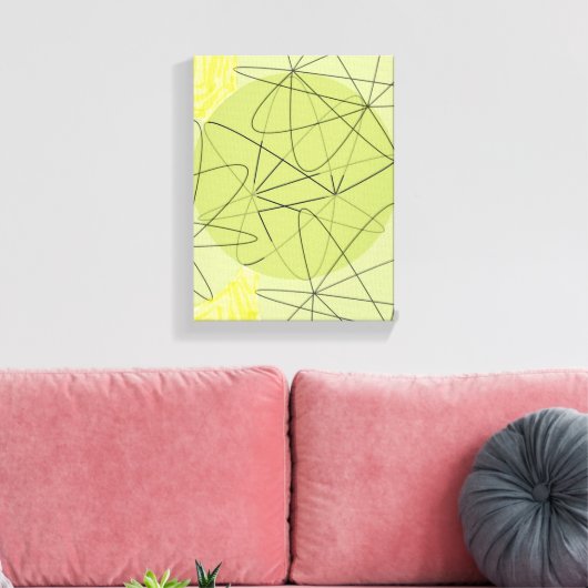 Toile Fluxos em Verde (Insitu(Salon))