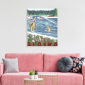 Toile Fly Fisherman - Valdez, Alaska (Insitu(Salon))