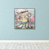 Toile Flying Creatures of the 5th Day par Natalie Schorr (Insitu (Plancher de Bois))