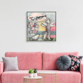 Toile Flying Creatures of the 5th Day par Natalie Schorr (Insitu(Salon))