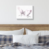 Toile Flying Pig Art Canvas Real Wings When Pigs Fly Joy (Insitu(Chambre))