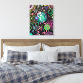 Toile Flying Through Space: A Maximalist Abstract  (Insitu(Chambre))