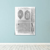 Toile Foetus, illustration de 'Oeuvres' (Insitu (Plancher de Bois))