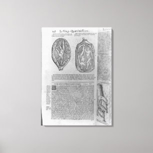 Toile Foetus, illustration des 'oeuvres