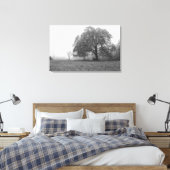 Toile Foggy Automne Niveaux de gris (Insitu(Chambre))