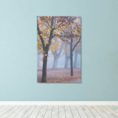 Toile Foggy Morning dans le parc de la Cathédrale (Insitu (Plancher de Bois))