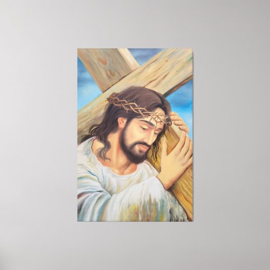 Toile Foi chrétienne Jésus Christ (Recto)