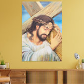 Toile Foi chrétienne Jésus Christ (Insitu(Salon))