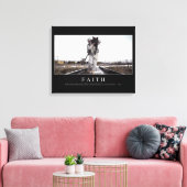 Toile Foi : Citation inspirante (Insitu(Salon))