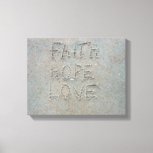 TOILE FOI, ESPOIR, AMOUR