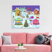 Toile Foire de Noël (Insitu(Salon))