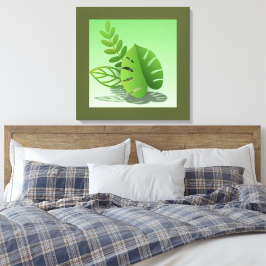 Toile Folhas Verdes (Insitu(Chambre))