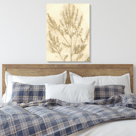Toile Foliage doré II (Insitu(Chambre))