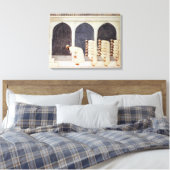 Toile Folio.38a Un prince mogul dans une mosquée menant  (Insitu(Chambre))