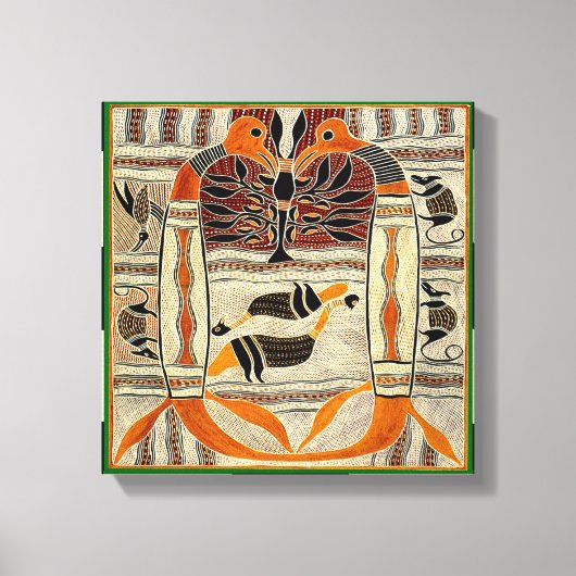 Toile Folklore tribal maori (Recto)