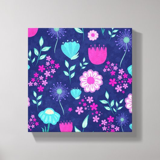 Toile Fond à motif floral mignon (Recto)