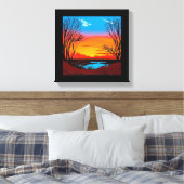 Toile Fond Abstrait de Désert #2 (Insitu(Chambre))