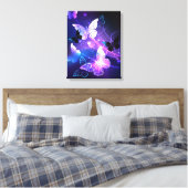 Toile Fond avec papillons de nuit (Insitu(Chambre))