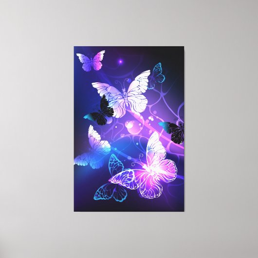 Toile Fond avec papillons de nuit (Recto)