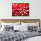 Toile Fond de Noël rouge (Insitu(Chambre))