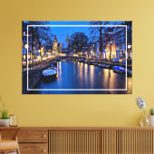 Toile Fond d'écran de nuit Amsterdam-67657 (Insitu(Salon))