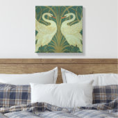 Toile Fond d'écran pour panneau "Swan, Rush & Iris" (Insitu(Chambre))