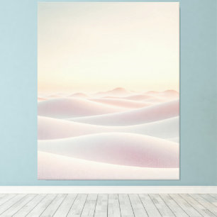 Toile Fond lumineux calme avec dunes de sable