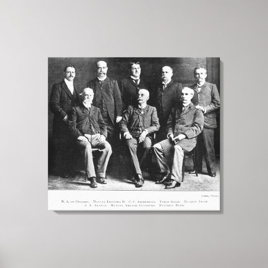 Toile Fondateurs de la République du Panama (Recto)